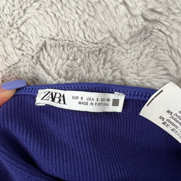 Blue Crop Top - Picture 4 of 4